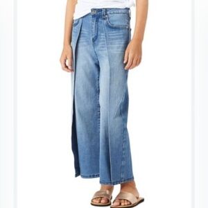 Habitual Kids
Girls' Fallyn Wrap Wide Leg Denim Pants cotton mix material sz 10